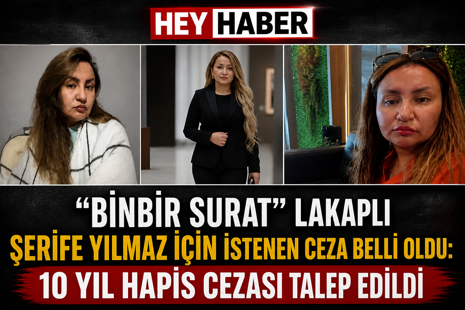 “Binbir Surat“ Lakaplı Şerife Yılmaz İçin İstenen Ceza Belli Oldu : 10 Yıl Hasip Cezası Talep Edildi