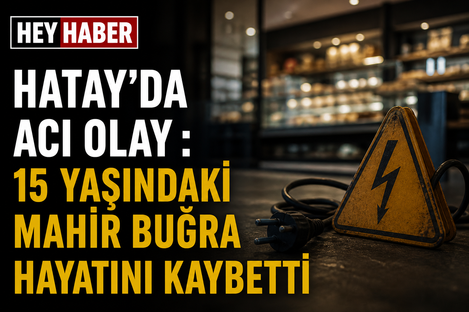 Hatay’da Acı Olay : 15 Yaşındaki Mahir Buğra Hayatını Kaybetti