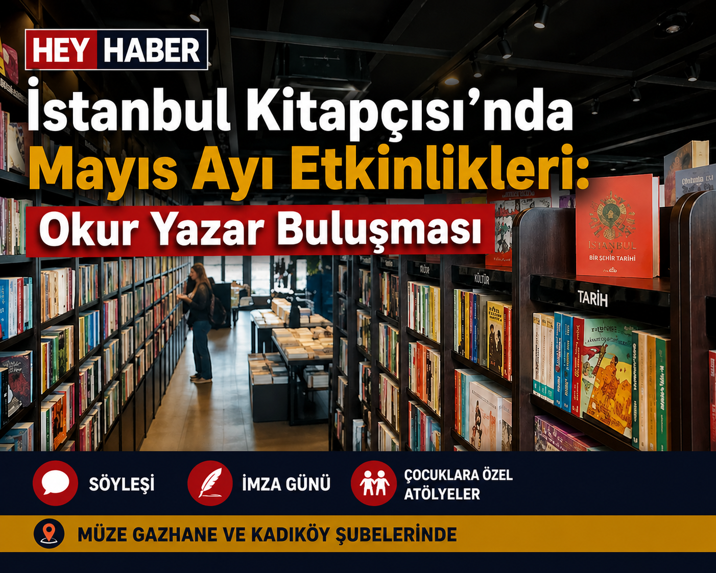 İstanbul Kitapçısı’nda Mayıs Ayı Etkinlikleri: Okur Yazar Buluşması