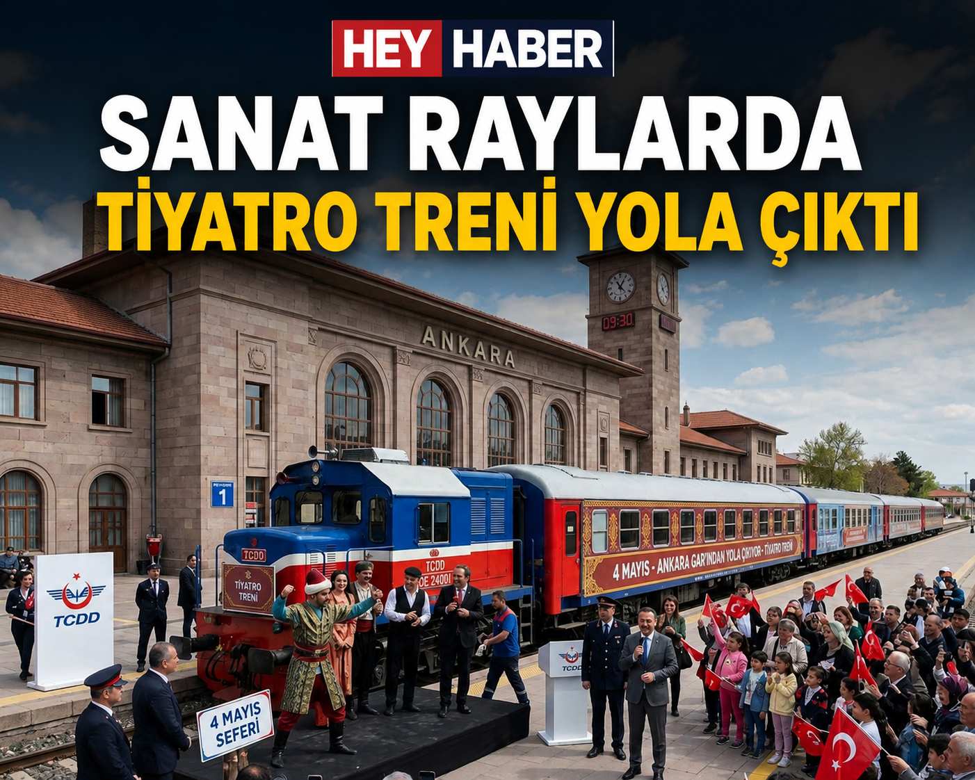 Sanat Raylarda: Tiyatro Treni Yola Çıktı