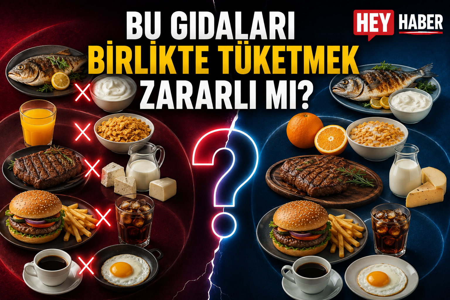 Bu Gıdaları Birlikte Tüketmek Zararlı Mı?