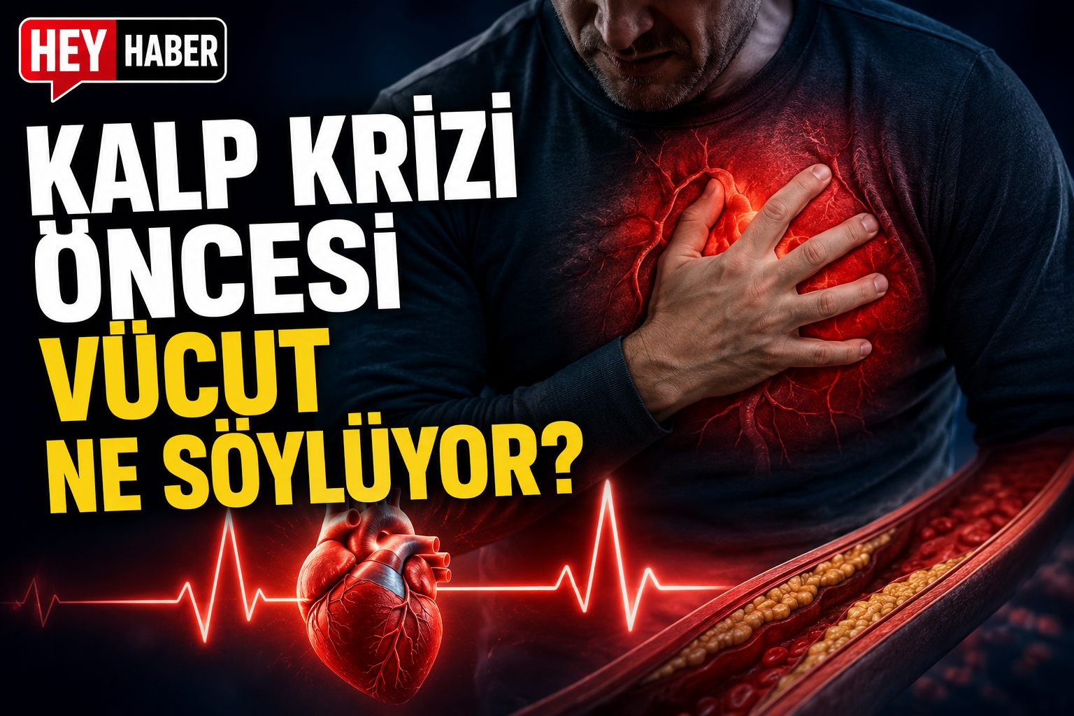 Kalp Krizi Öncesi Vücut Ne Söylüyor?