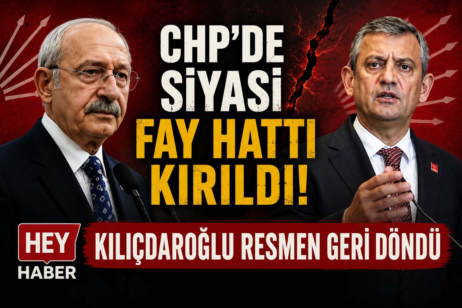 CHP’de Siyasi Fay Hattı Kırıldı! Kılıçdaroğlu Resmen Geri Döndü