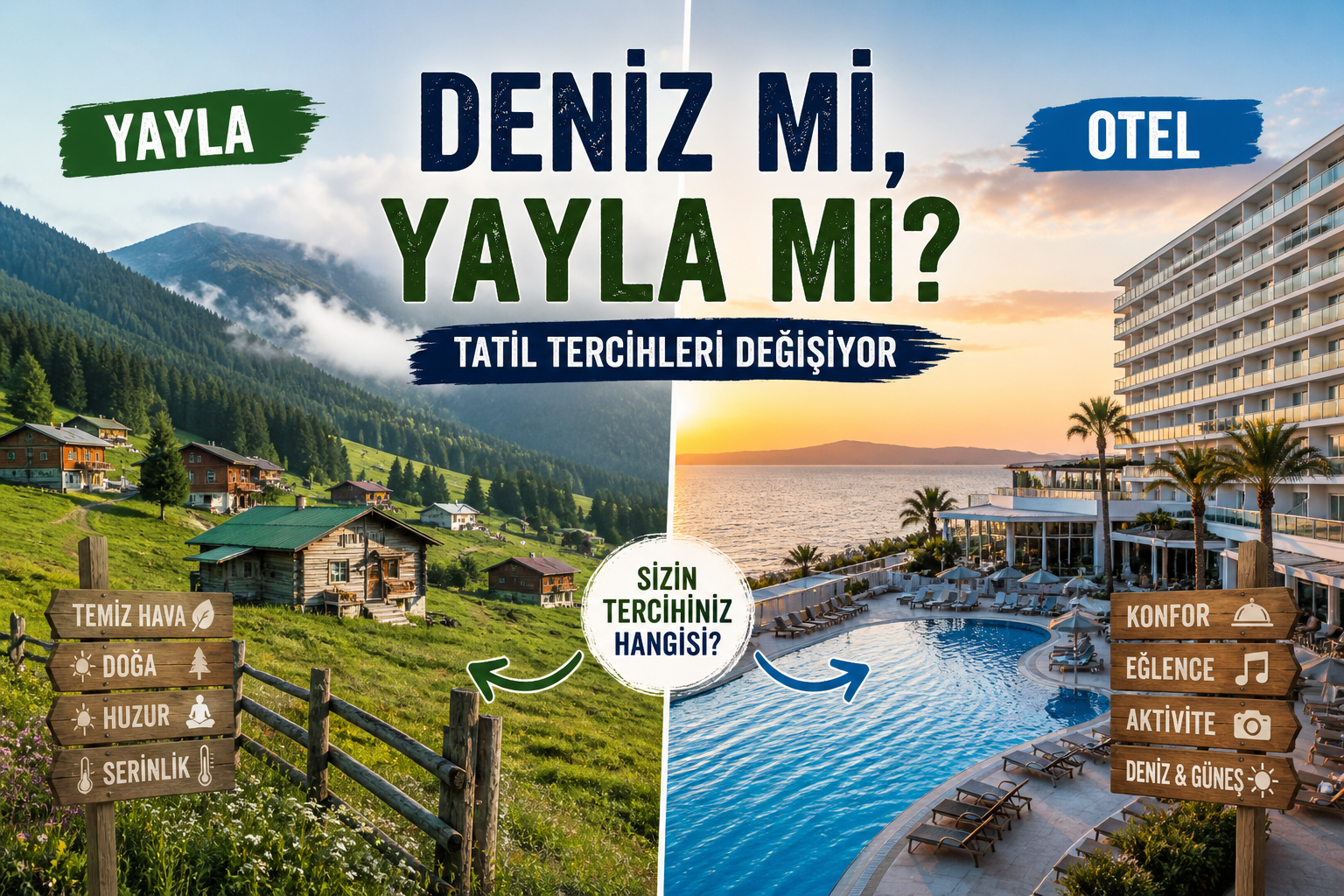 Deniz Mi, Yayla Mı? Tatil Alışkanlıkları Değişiyor
