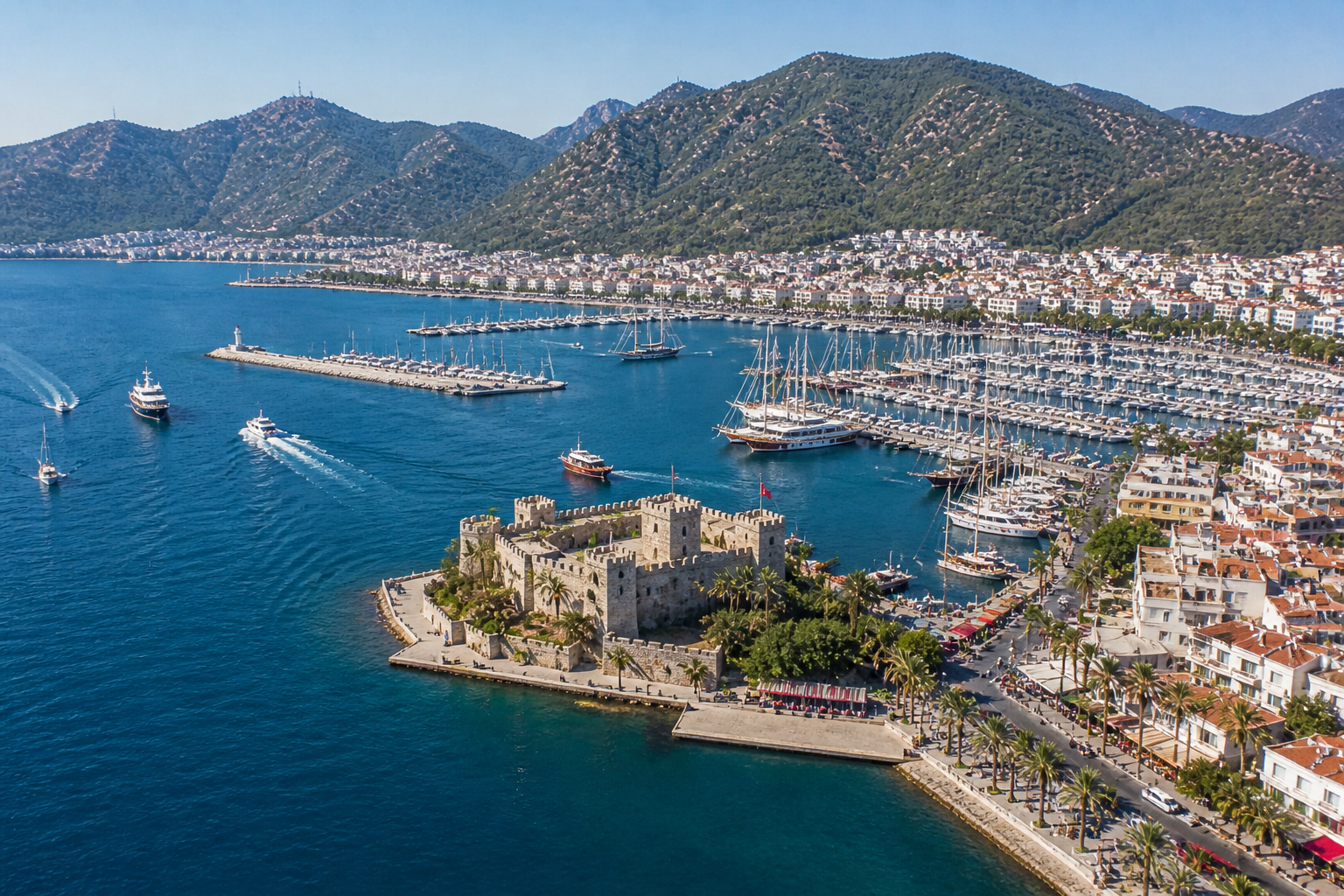 Marmaris’te Sezon Hareketli: Sahiller Canlandı