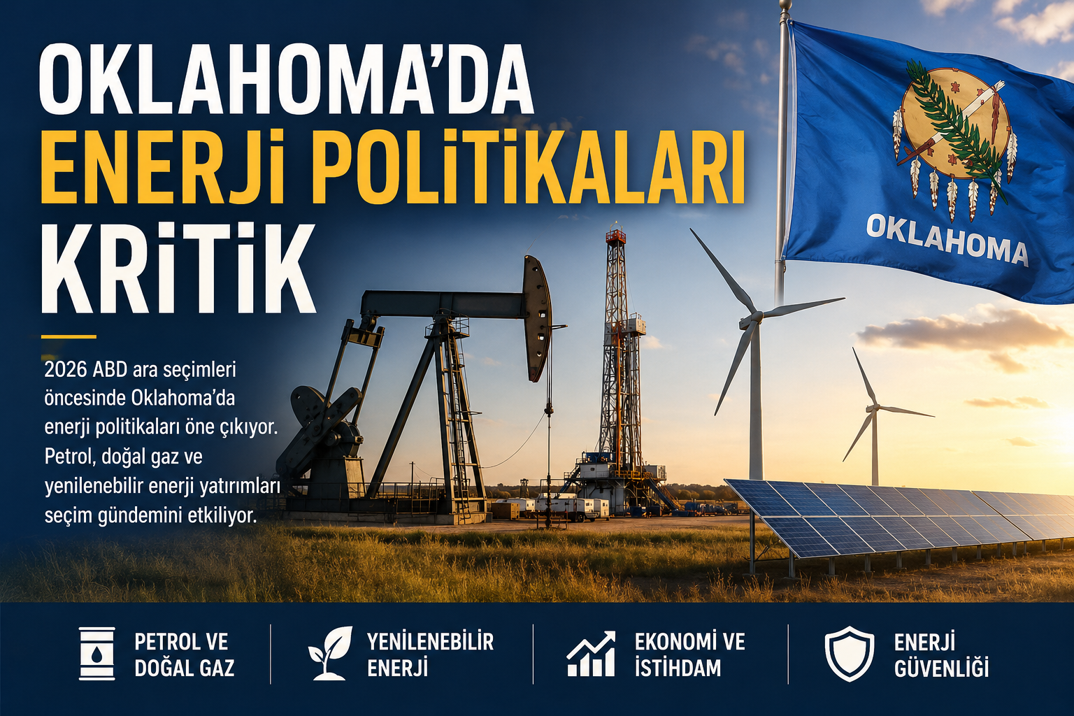 Oklahoma’da Enerji Politikaları Kritik…2026 ABD Seçimleri