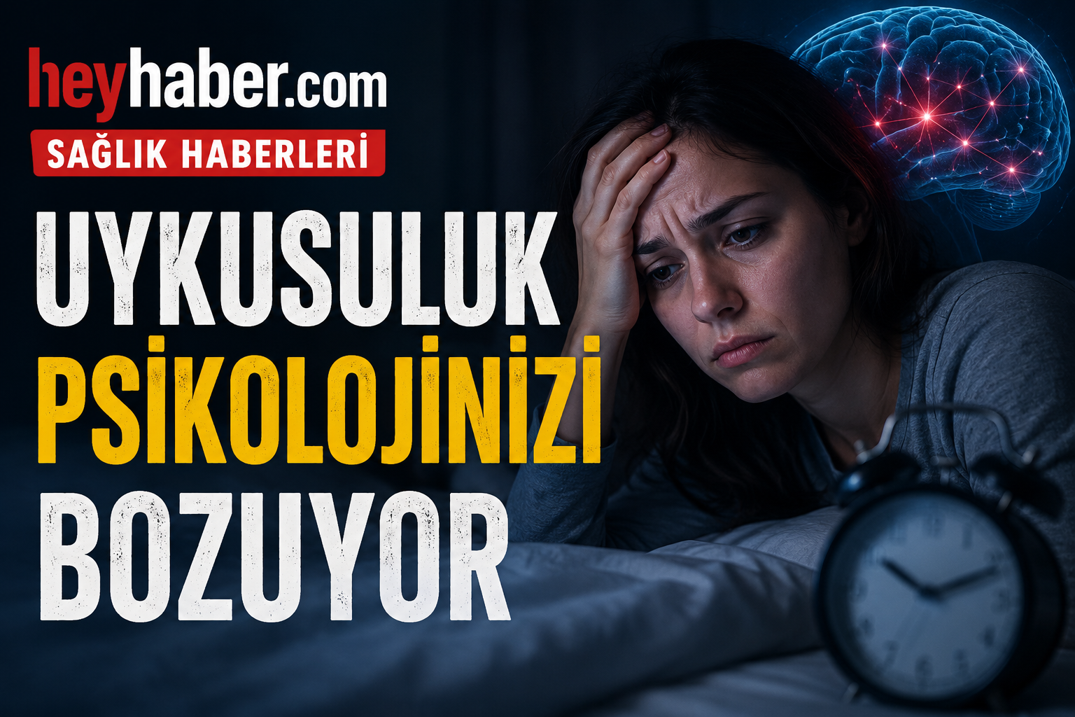 Uykusuzluk Psikolojinizi Bozuyor Olabilir