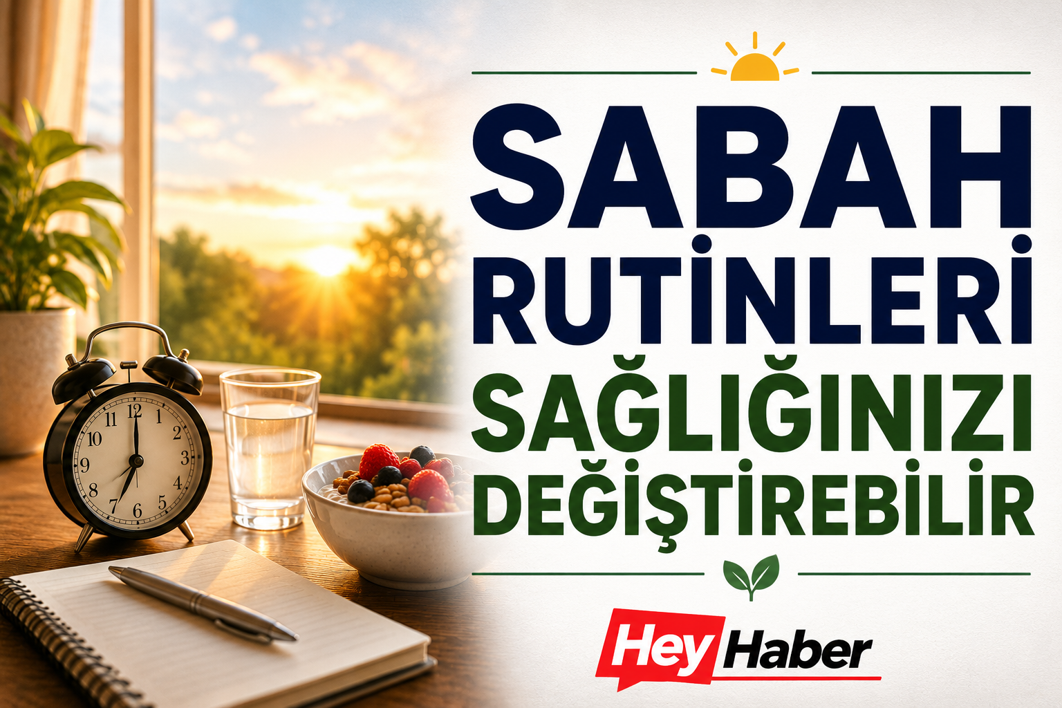 SABAH RUTİNLERİ SAĞLIĞINIZI DEĞİŞTİREBİLİR