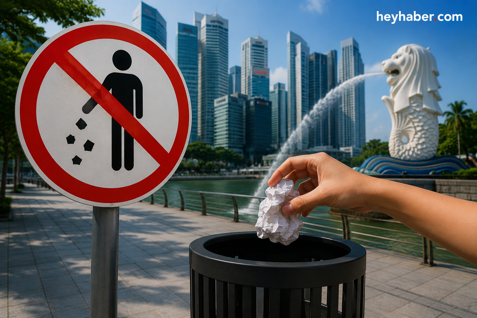 Singapur’da Çöp Atmanın Cezası Ne Kadar ve Kurallar Neden Bu Kadar Sert?