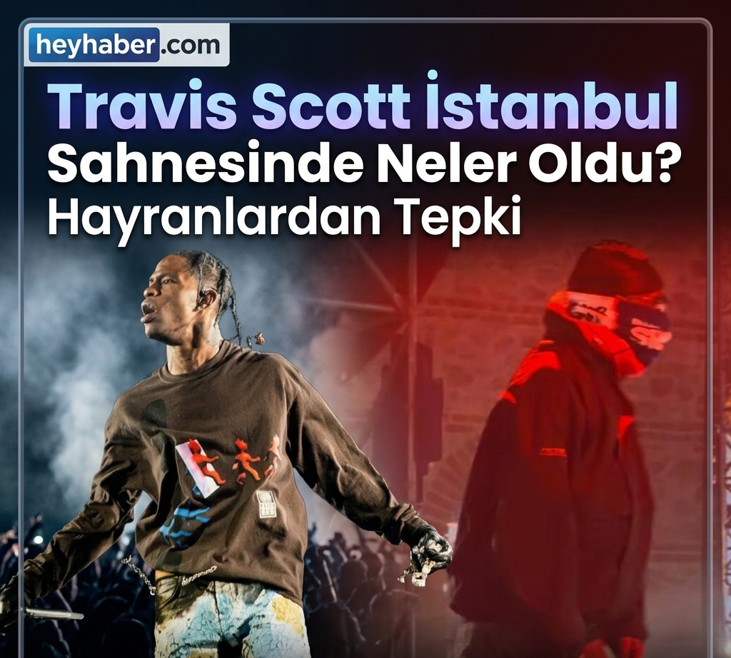 Travis Scott İstanbul Sahnesinde Neler Oldu? Hayranlardan Tepki
