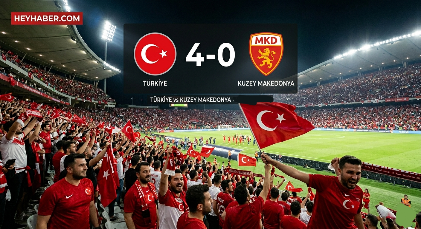 ​Dünya Kupası Öncesi Muhteşem Prova! Milliler Kuzey Makedonya’yı Dağıttı: 4-0