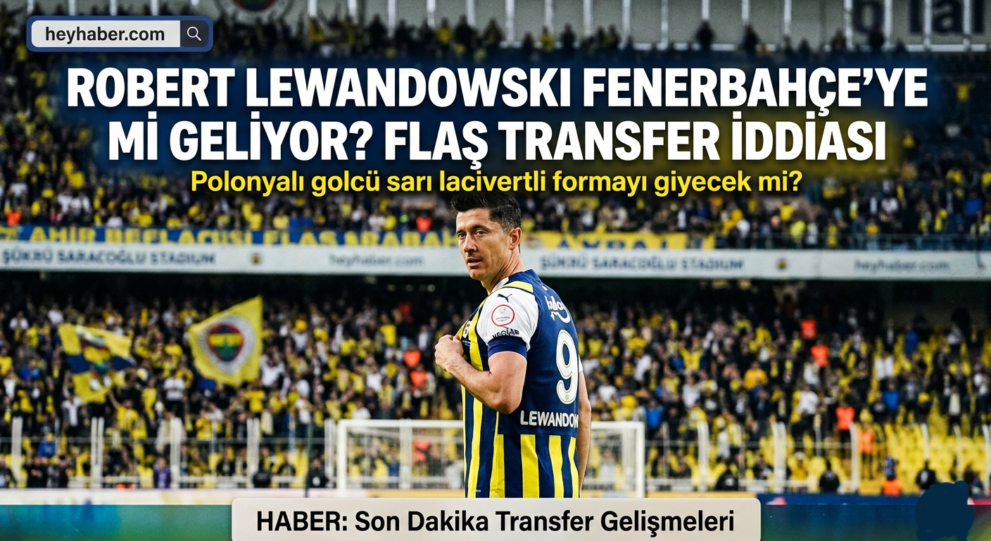 Robert Lewandowski Fenerbahçe’ye mi Geliyor? Flaş İddia