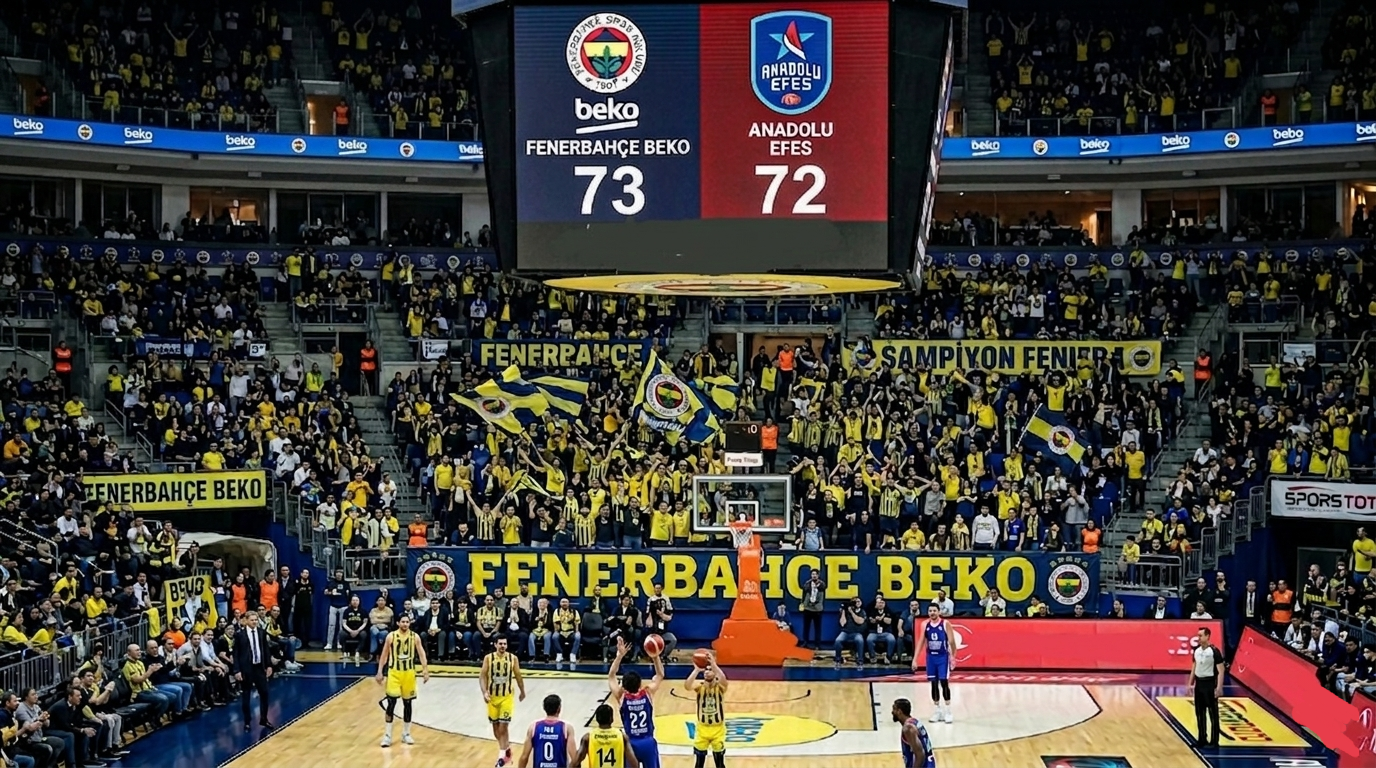 Fenerbahçe Beko, Anadolu Efes Karşısında Hata Yapmadı: Seride Fark 2’ye Çıktı!
