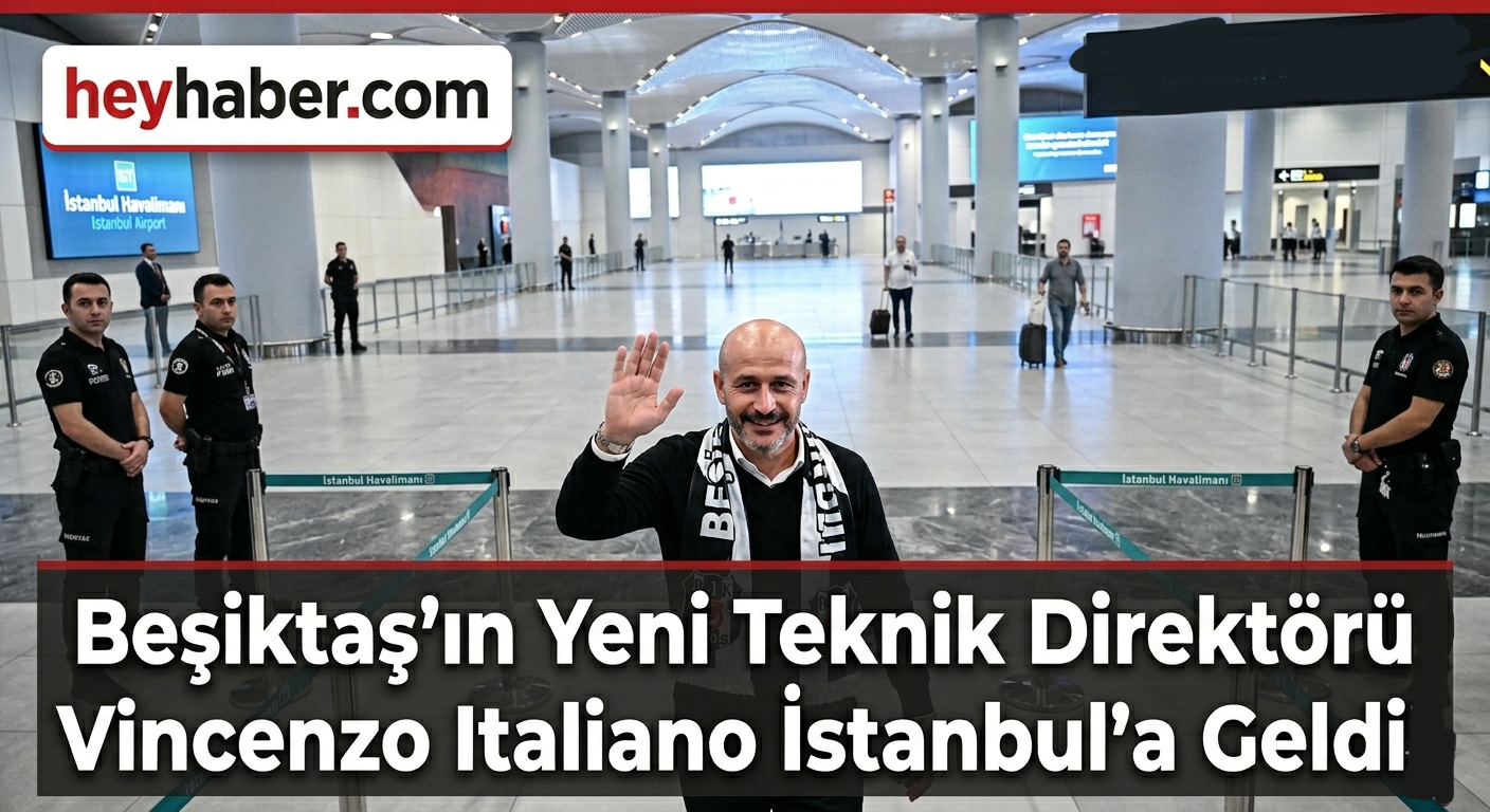 Beşiktaş’ın Yeni Teknik Direktörü Vincenzo İtaliano İstanbul’a Geldi!