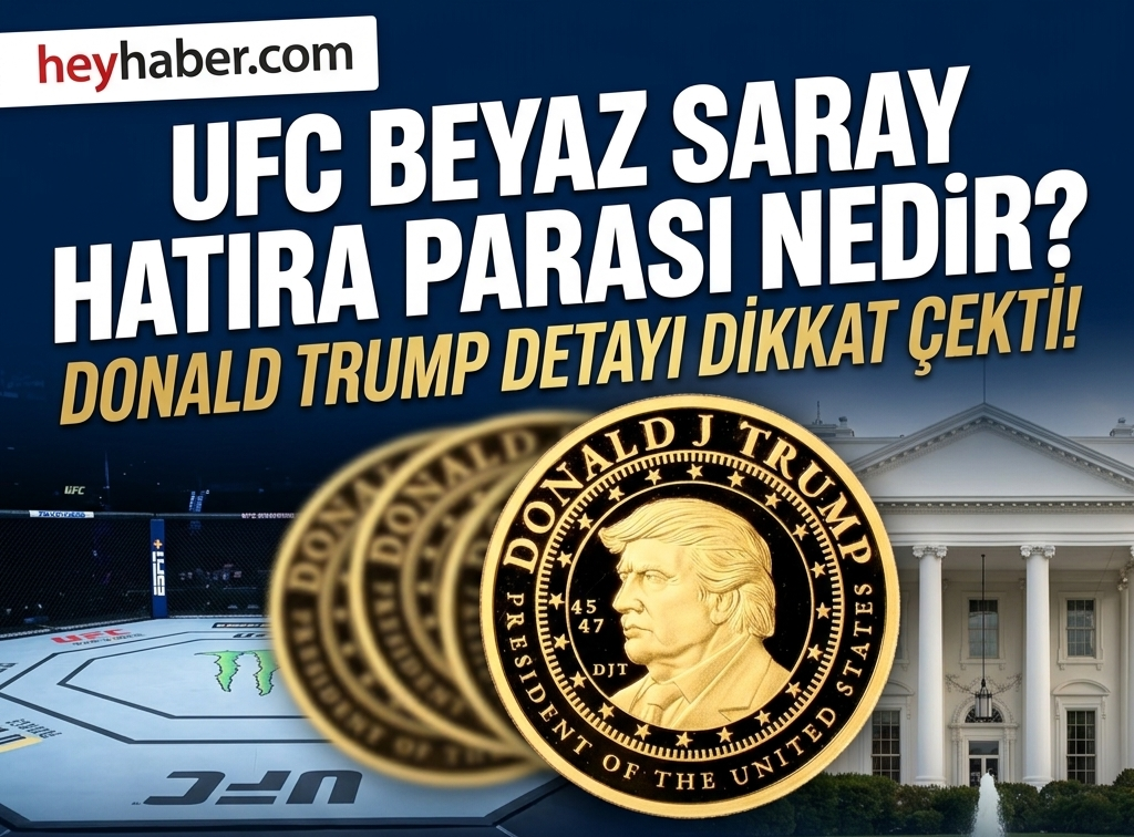 ​UFC Beyaz Saray Hatıra Parası Nedir? Donald Trump Detayı Dikkat Çekti!