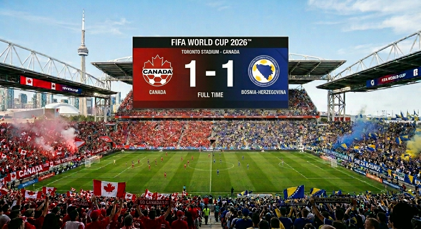 Dünya Kupası’nda Kanada ve Bosna Hersek 1-1 Berabere Kaldı