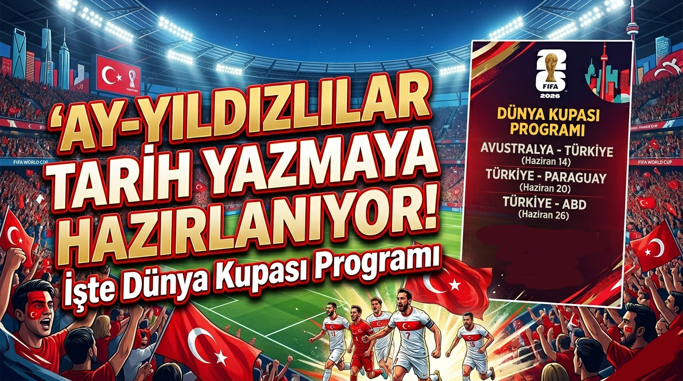 Ay-Yıldızlılar Tarih Yazmaya Hazırlanıyor! İşte Dünya Kupası Programı