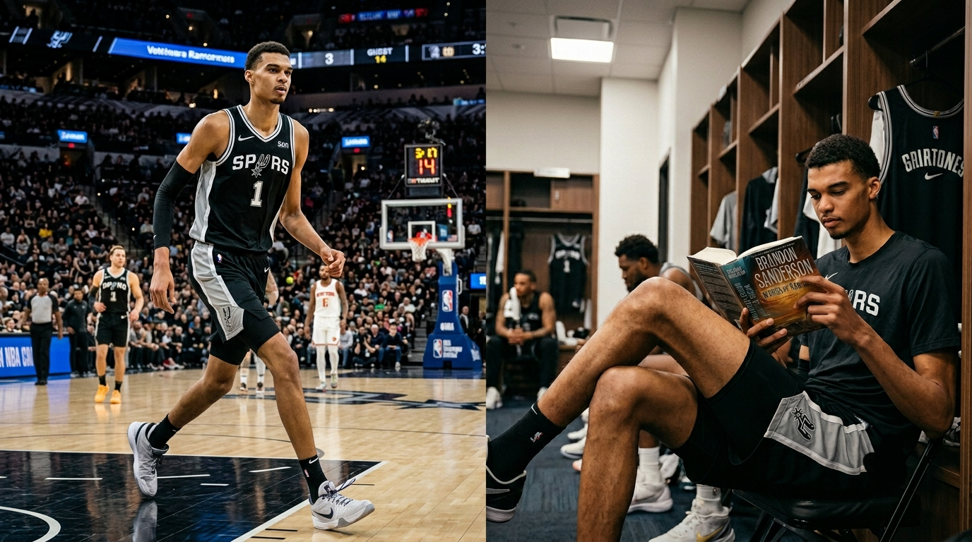 Victor Wembanyama Kitap Okuma Alışkanlığı: NBA Yıldızının Maç Ritüeli