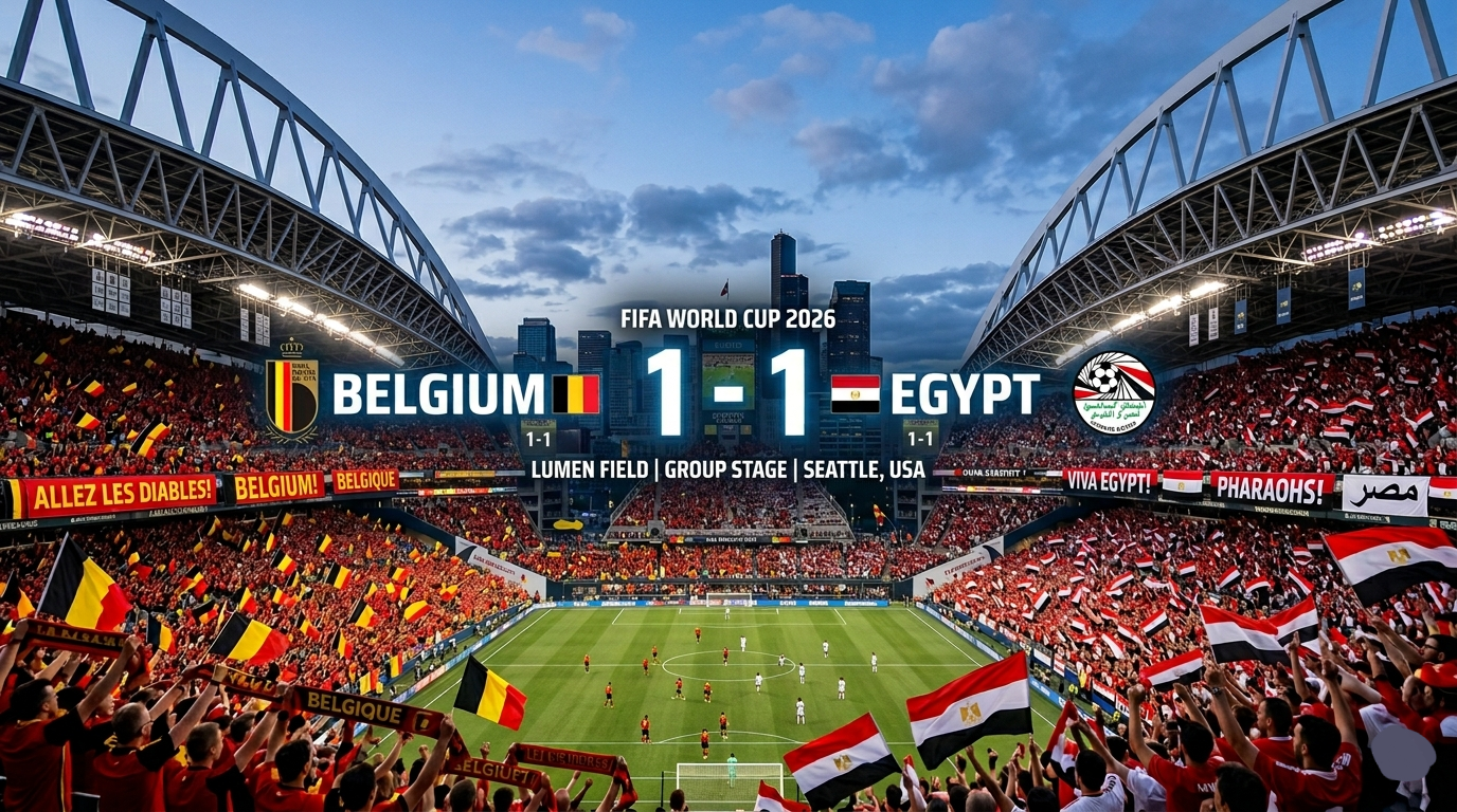 Dünya Kupası’nda Belçika ve Mısır 1-1 Berabere Kaldı!