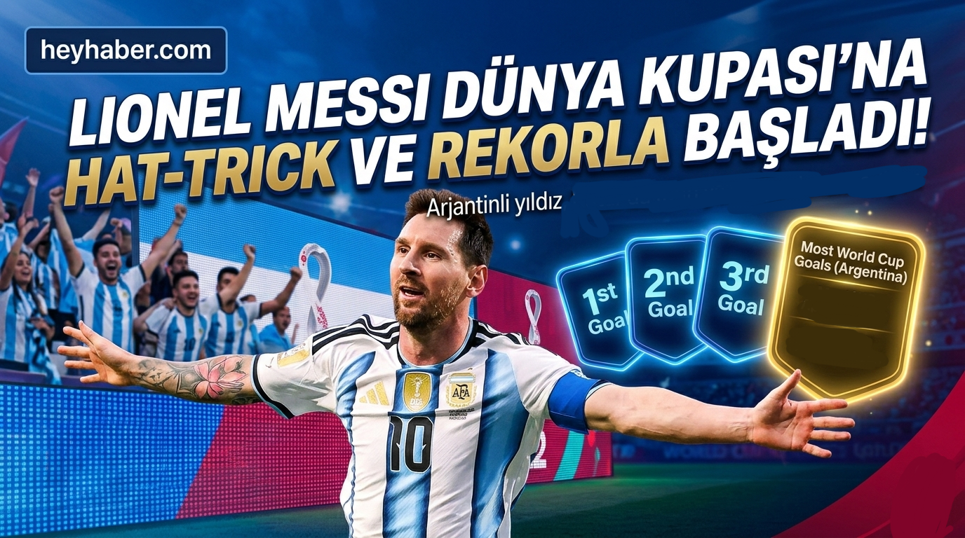 Lionel Messi 2026 Dünya Kupası’na Hat-trick ve Rekorla Başladı!