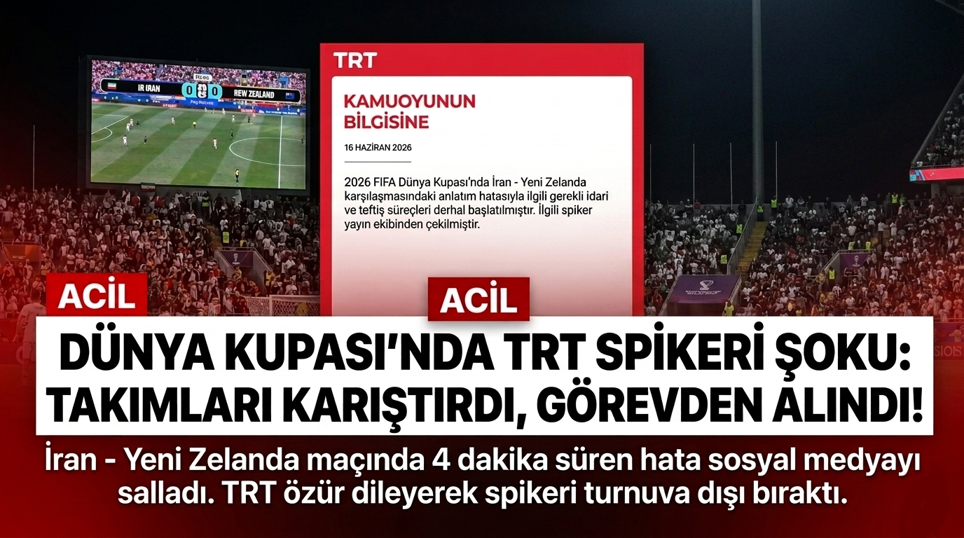 Dünya Kupası’nda Spiker Krizi: Trt’den Resmi Açıklama