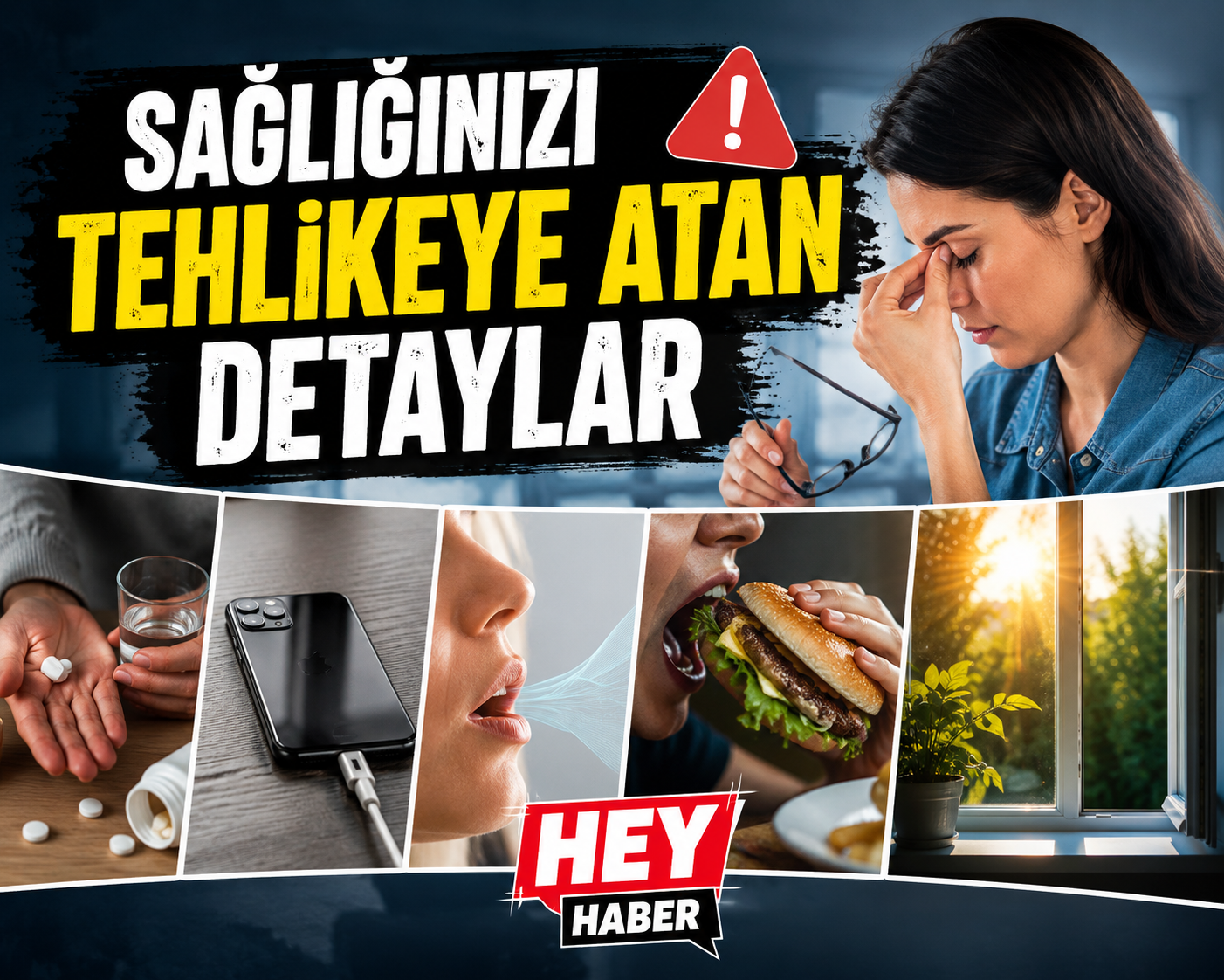 SAĞLIĞINIZI TEHLİKEYE ATAN DETAYLAR