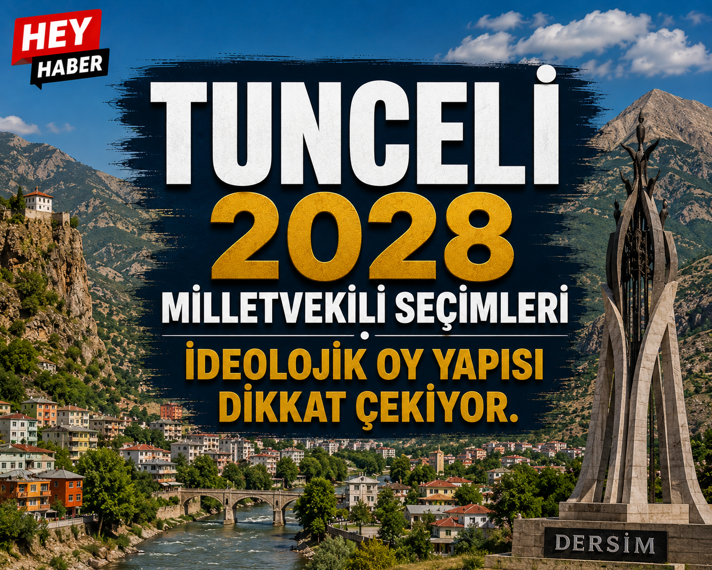 TUNCELİ 2028 MİLLETVEKİLİ SEÇİMLERİ: İDEOLOJİK OY YAPISI DİKKAT ÇEKİYOR