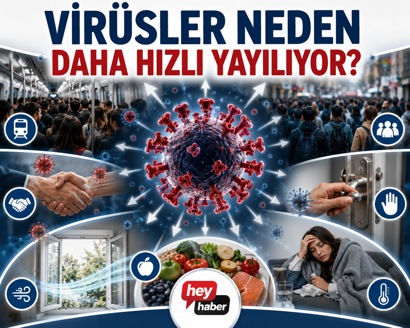 VİRÜSLER NEDEN DAHA HIZLI YAYILIYOR?