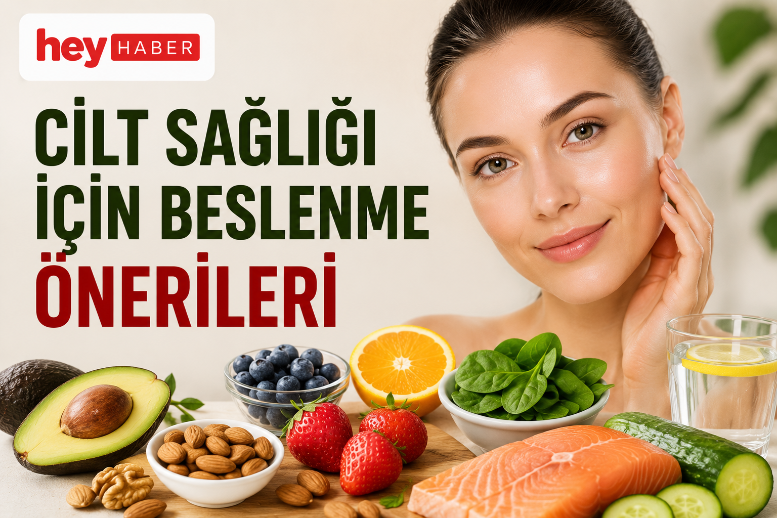 CİLT SAĞLIĞI İÇİN BESLENME ÖNERİLERİ