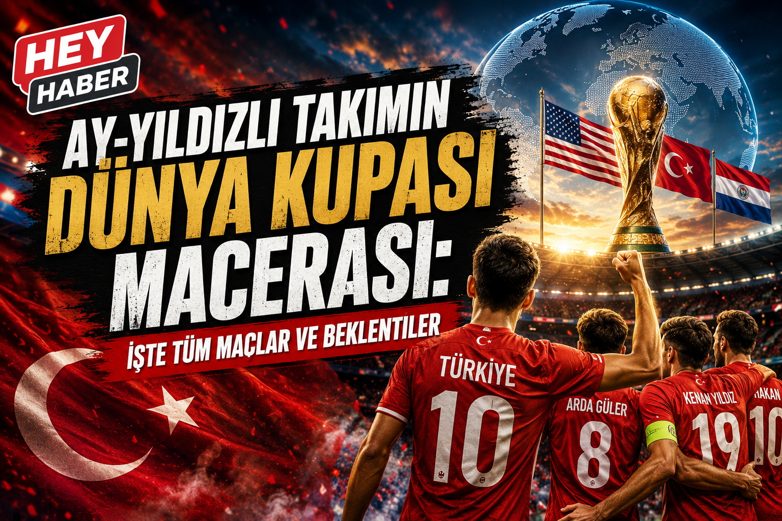 Ay-Yıldızlıların Dünya Kupası Macerası: İşte Tüm Maçlar ve Beklentiler