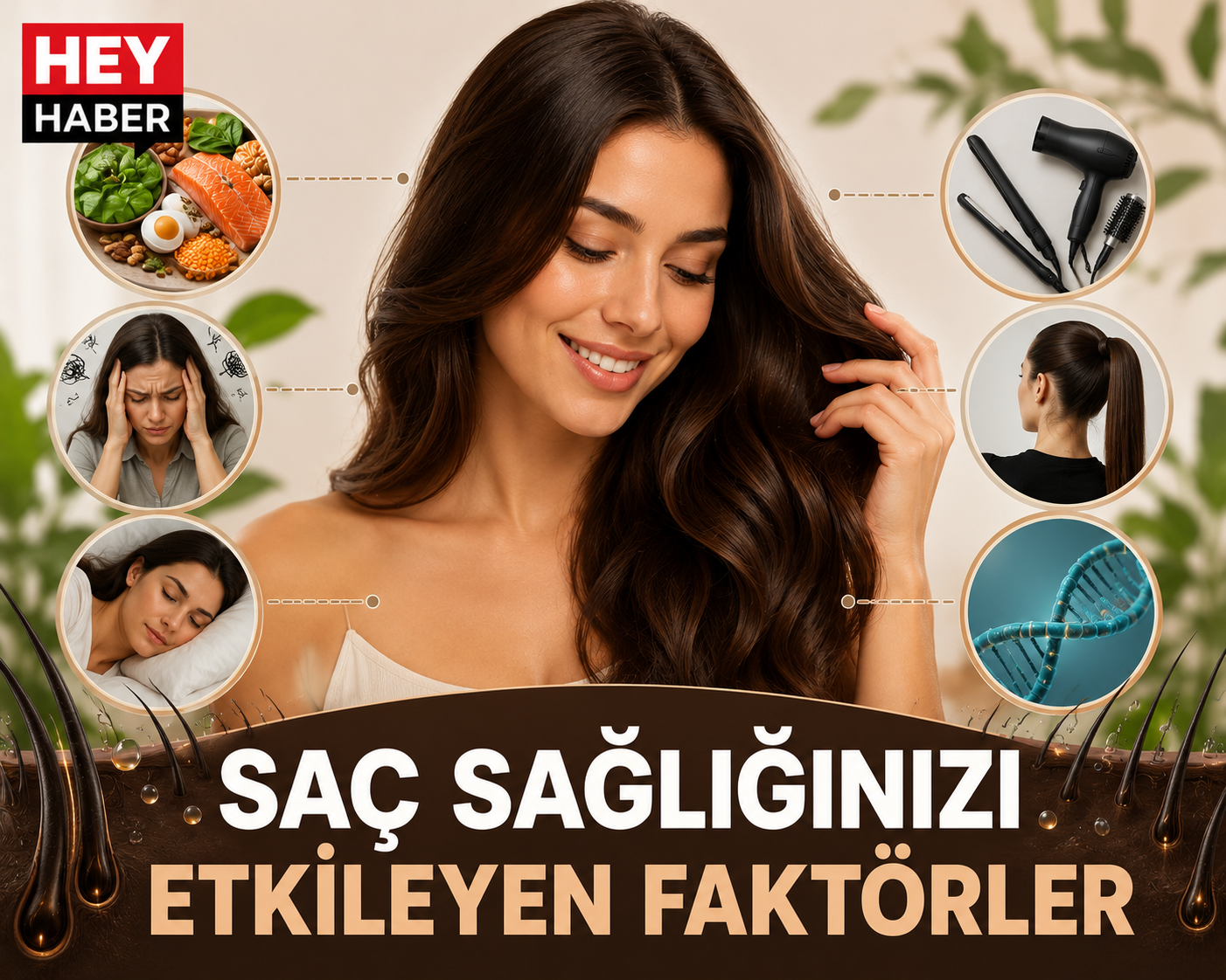 SAÇ SAĞLIĞINIZI ETKİLEYEN FAKTÖRLER