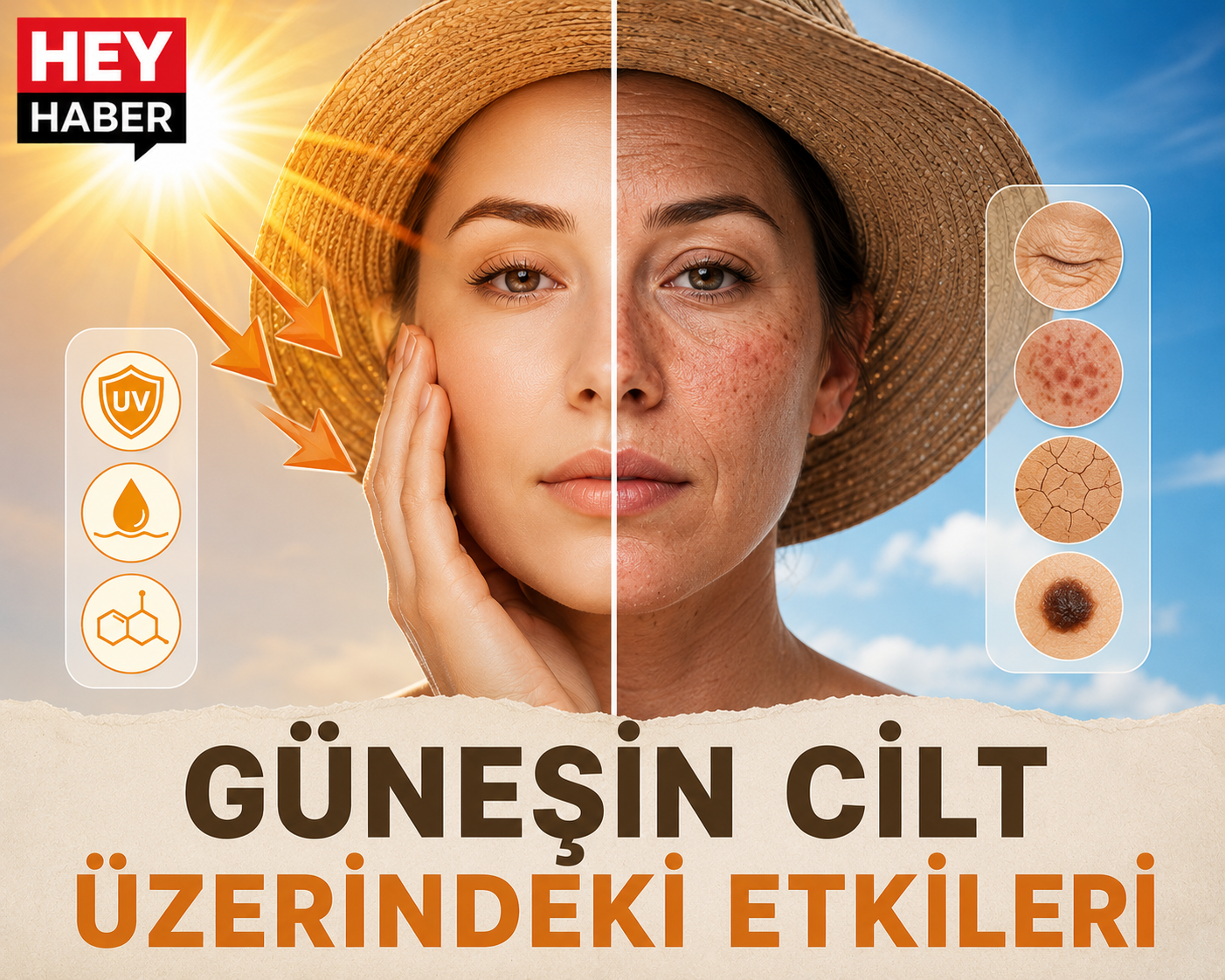GÜNEŞİN CİLT ÜZERİNDEKİ ETKİLERİ