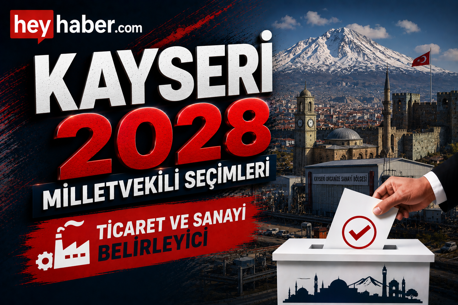KAYSERİ 2028 MİLLETVEKİLİ SEÇİMLERİ: TİCARET VE SANAYİ SEÇİMİN YÖNÜNÜ BELİRLİYOR