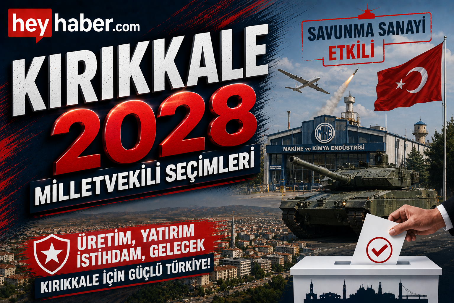 KIRIKKALE 2028 MİLLETVEKİLİ SEÇİMLERİ: SAVUNMA SANAYİ SEÇİMDE BÜYÜK ROL OYNUYOR