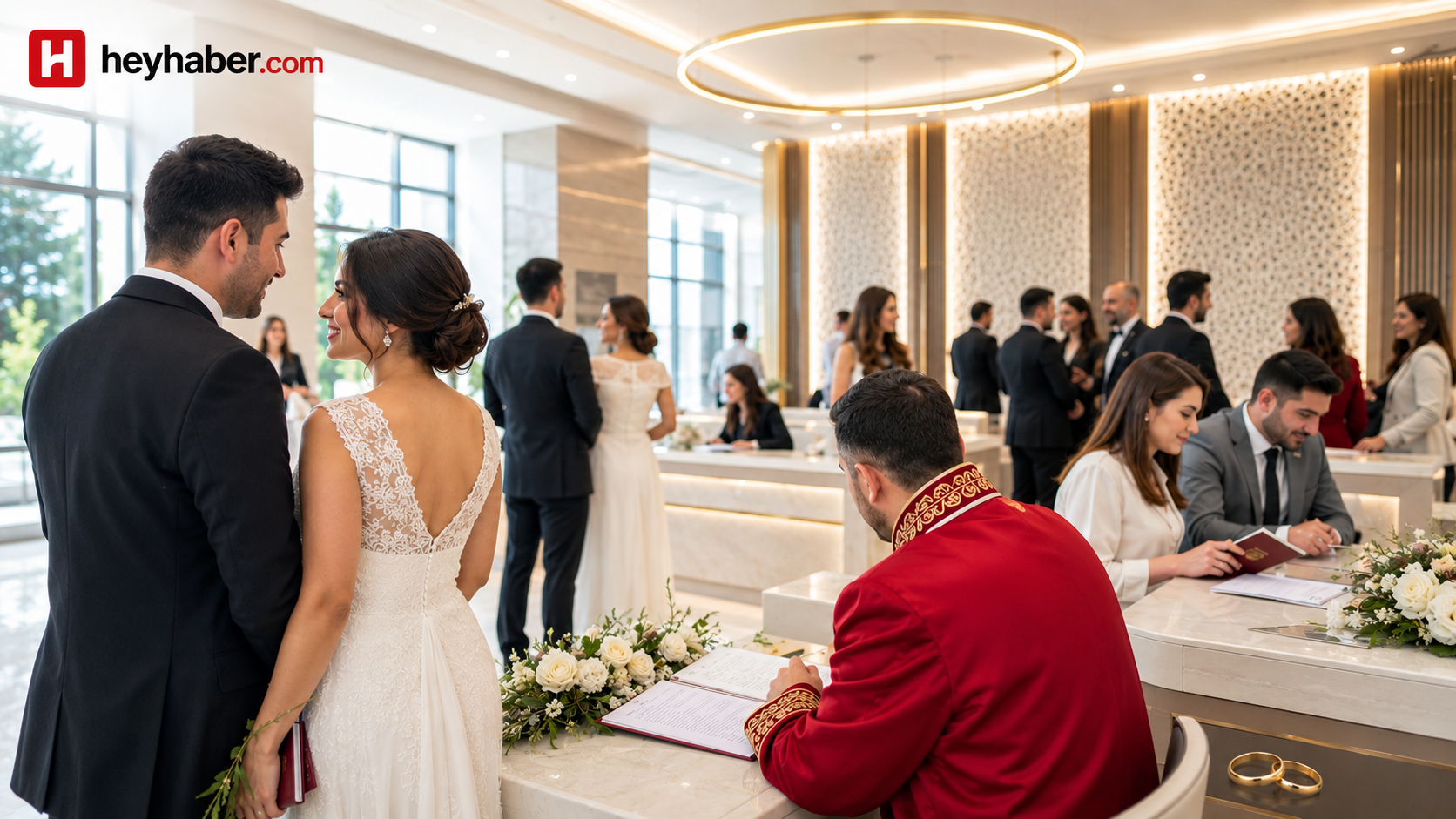 Nikah Salonlarında 06.06.2026 Yoğunluğu Yaşanıyor