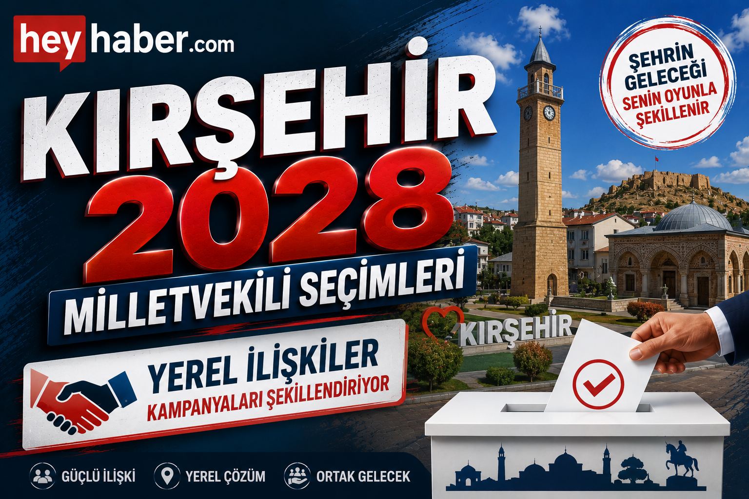 KIRŞEHİR 2028 MİLLETVEKİLİ SEÇİMLERİ: YEREL İLİŞKİLER SEÇİMİN YÖNÜNÜ BELİRLEYECEK