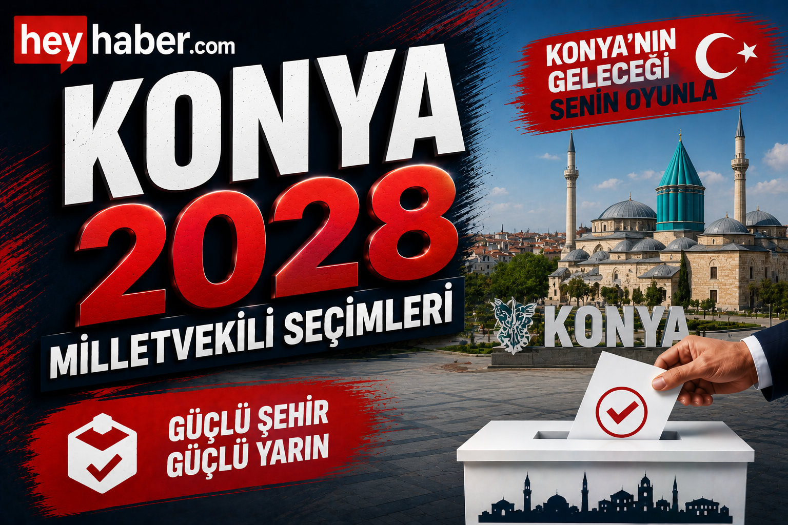 KONYA 2028 MİLLETVEKİLİ SEÇİMLERİ: MUHAFAZAKAR SEÇMEN SEÇİMİN YÖNÜNÜ BELİRLİYOR