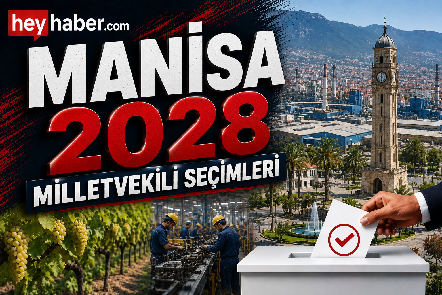 MANİSA 2028 MİLLETVEKİLİ SEÇİMLERİ: İŞÇİ VE ÜRETİCİ DENGESİ SEÇİMİN SONUCUNU ETKİLEYEBİLİR