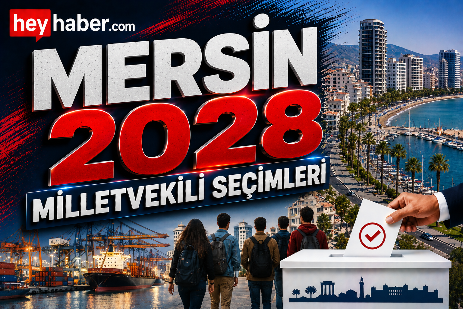 MERSİN 2028 MİLLETVEKİLİ SEÇİMLERİ: GENÇ NÜFUS SEÇİMLERDE ÖN PLANA ÇIKIYOR
