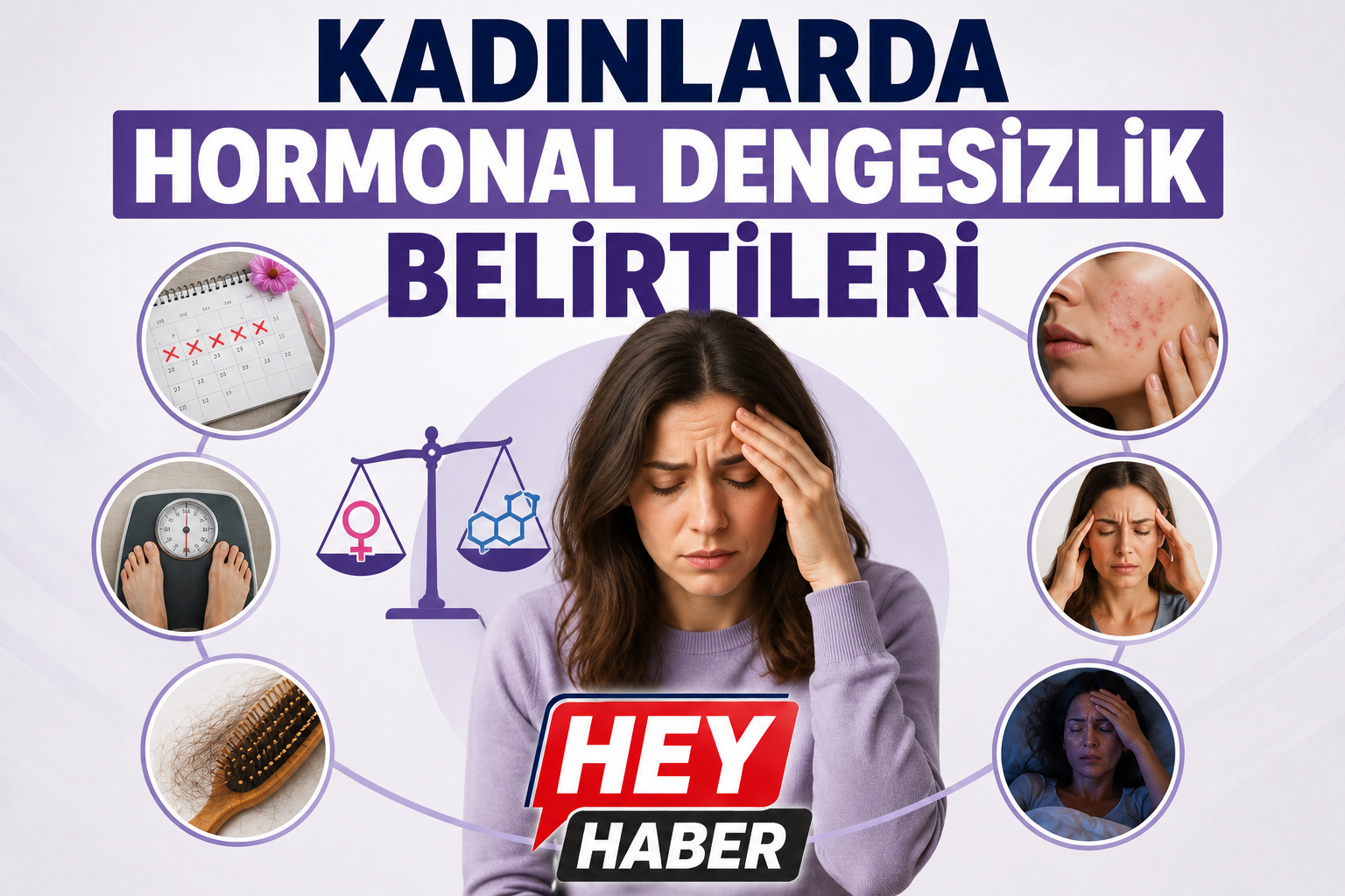KADINLARDA HORMONAL DENGESİZLİK BELİRTİLERİ