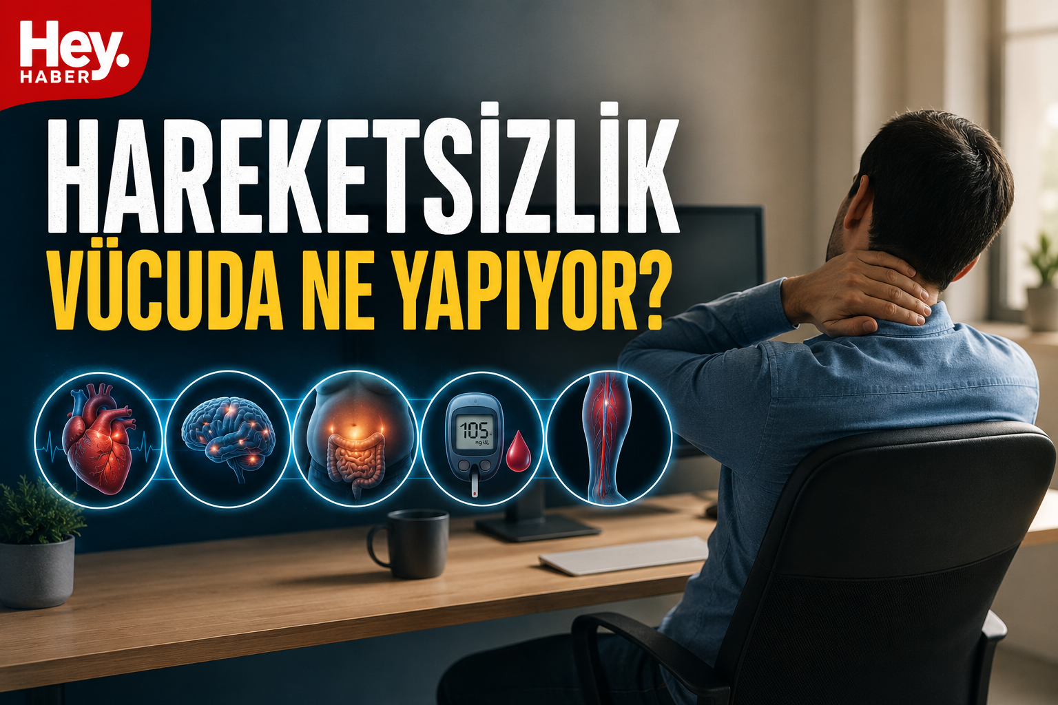 HAREKETSİZLİK VÜCUDA NE YAPIYOR?