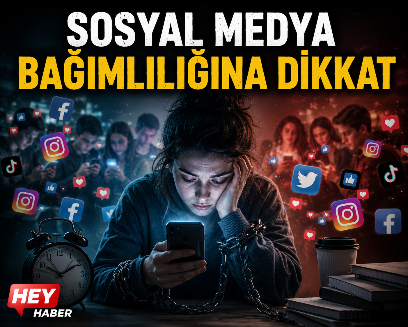 SOSYAL MEDYA BAĞIMLILIĞINA DİKKAT