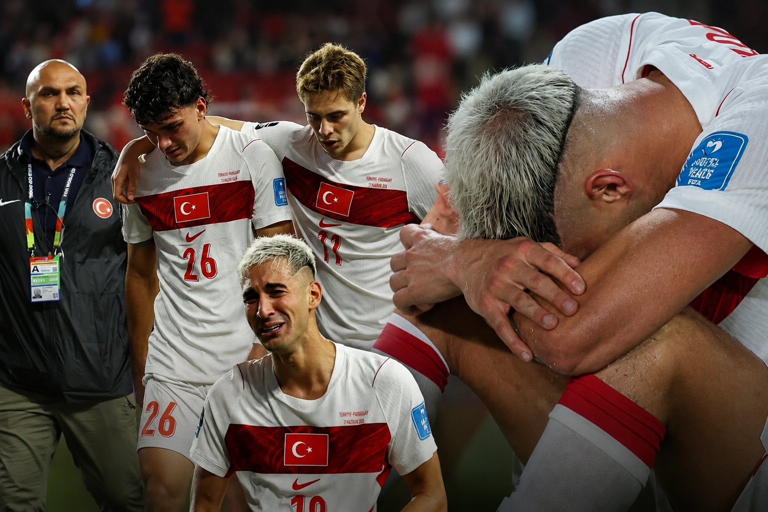A Milli Takım Dünya Kupası’na Veda Etti! Gözyaşları Sel Oldu