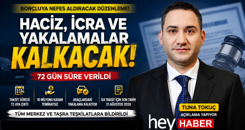 Borçlulara Büyük Kolaylık: Haciz ve Yakalamalar Kalkıyor, Yapılandırmada 72 Ay Taksit Dönemi Başladı