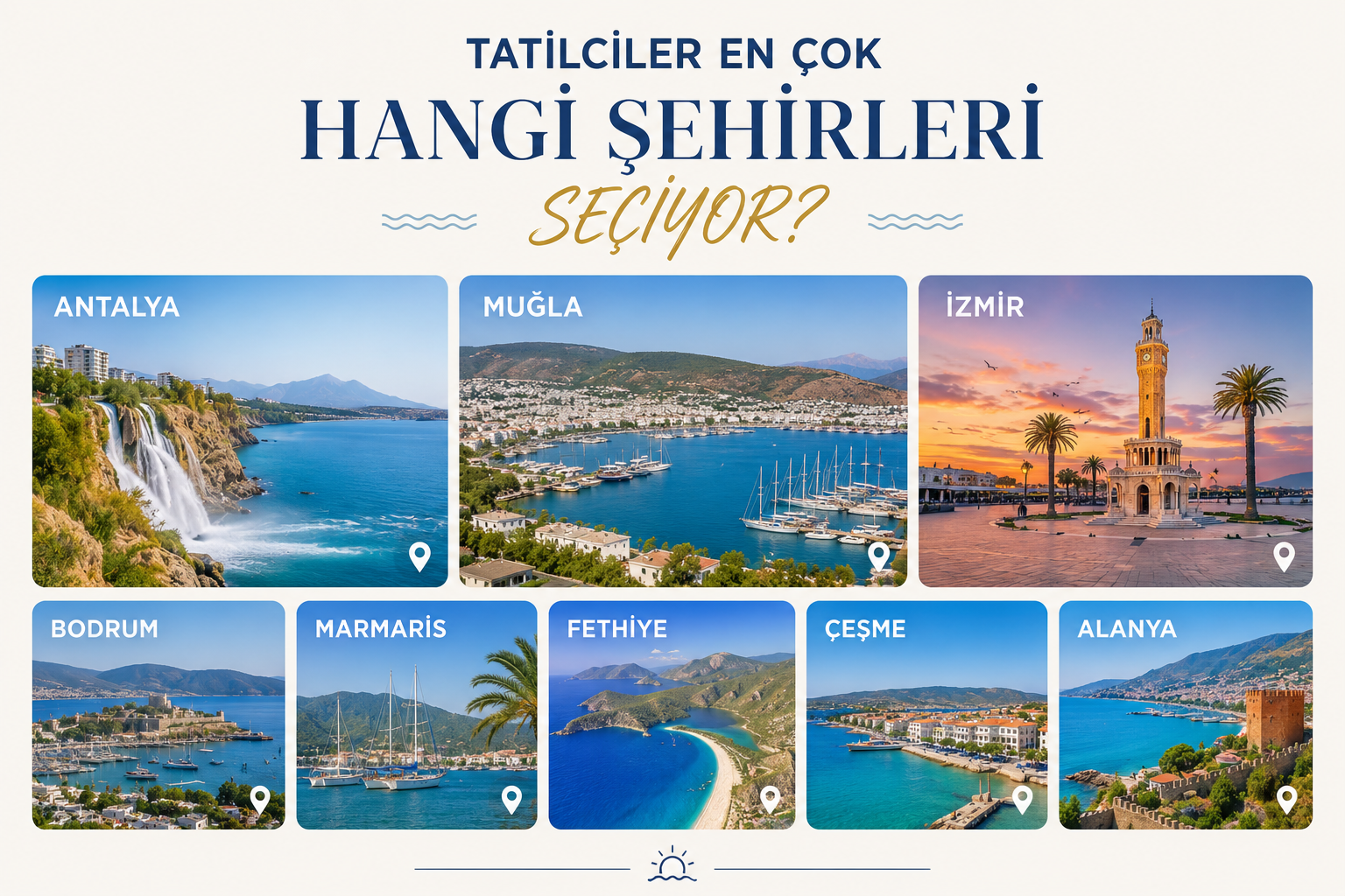Tatilciler En Çok Hangi Şehirleri Seçiyor?