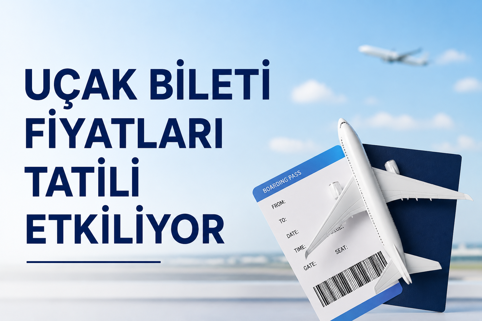 Uçak Bileti Fiyatları Tatili Etkiliyor