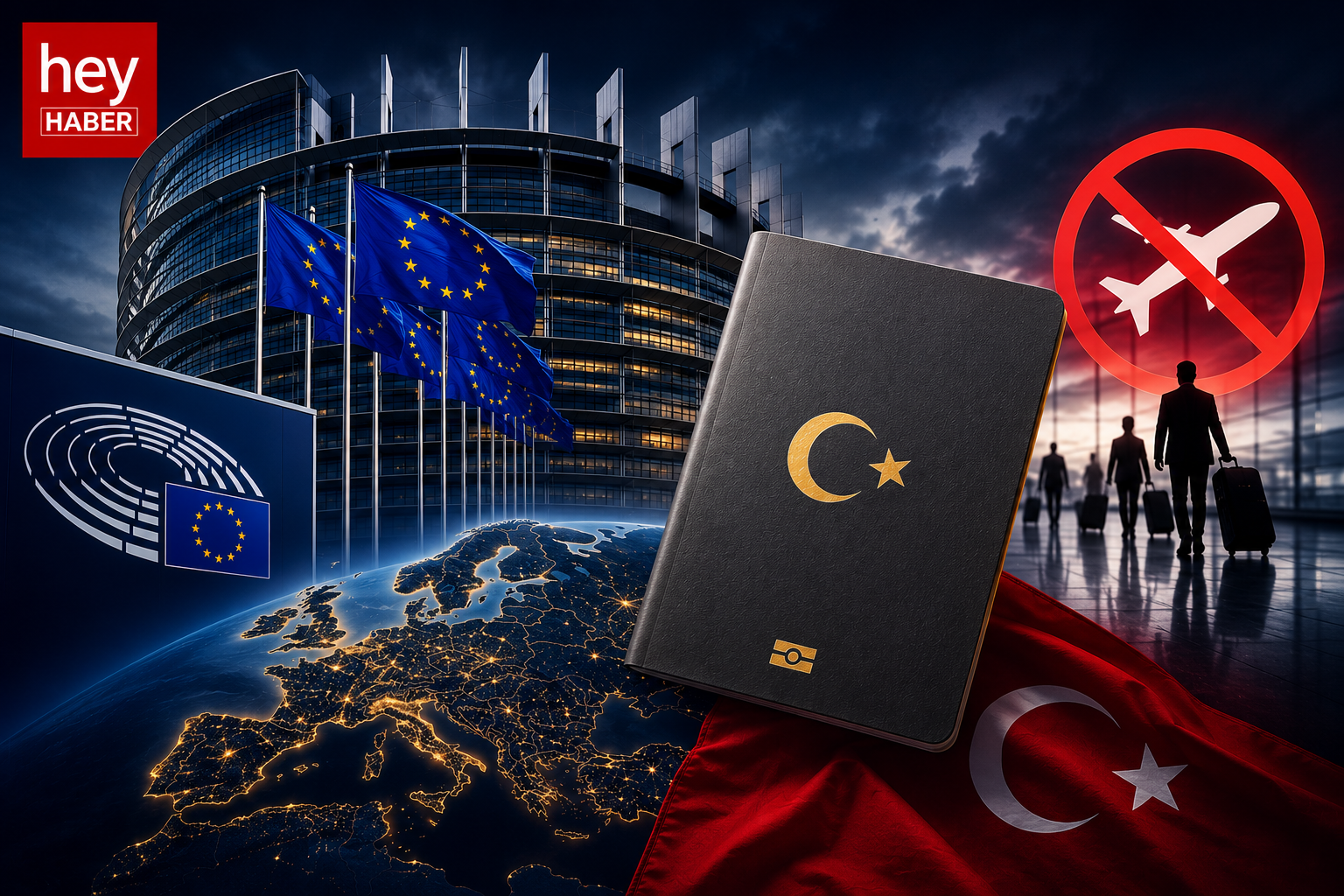 Avrupa Parlamentosu’nun Türkiye raporunda gri pasaport uyarısı: Vizesiz seyahat hakkı askıya alınabilir!